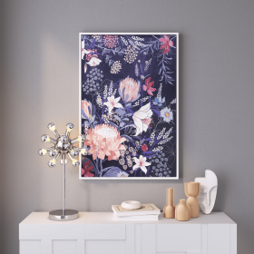 Garden Colors Canvas Wall Art Multicolor