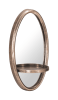 Petite Ogee Mirror & Shelf Gold