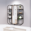 Alice Mirror Shelf Gray