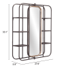 Alice Mirror Shelf Gray