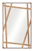 Tolix Mirror Antique Gold & Black