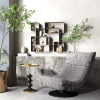 Reza Wall Shelf Antique Gray