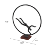 Circle Table Art Black