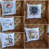 Halloween Tray / Spooky Tray Throw Pillow 16x16 Throw Pillow