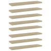 Bookshelf Boards 8 pcs Sonoma Oak 15.7"x3.9"x0.6" Engineered Wood