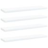 Bookshelf Boards 4 pcs White 15.7"x3.9"x0.6" Engineered Wood