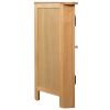 Corner Cabinet 31.4"x13.1"x30.7" Solid Oak Wood