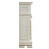 ACME Vendome FIREPLACE Antique Pearl Finish AC01313