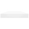 Bookshelf Boards 4 pcs White 15.7"x3.9"x0.6" Engineered Wood