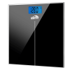 Bathroom Scale - LCD Backlighting and Tempered Glass