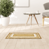 Hand Braided Jute Rug Natural / Pink Rectangle 24"X40"