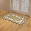 Hand Braided Jute Rug Natural / Pink Rectangle 24"X40"