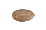 Hand Braided Jute Floor Cushion Natural