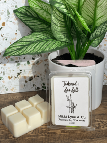 Nikki Lynn & Co. Fall Wax Melts (Pack of 6) (Color: Teakwood + Sea Salt)