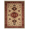 Rugsotic Carpets Hand Knotted Afghan Wool And Silk  Area Rug Oriental Kazak