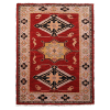 Rugsotic Carpets Hand Knotted Afghan Wool And Silk  Area Rug Oriental Kazak