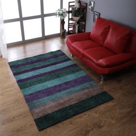 Rugsotic Carpets Hand Knotted Loom Silk Area Rug (Color: Multicolor2, size: 8'x10')