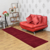 Rugsotic Carpets Hand Knotted Loom Silk Mix Runner Area Rug