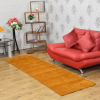 Rugsotic Carpets Hand Knotted Loom Silk Mix Runner Area Rug