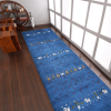 Rugsotic Carpets Hand Knotted Loom Silk Mix Runner Area Rug