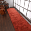 Rugsotic Carpets Hand Knotted Loom Silk Mix Runner Area Rug