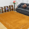 Rugsotic Carpets Hand Knotted Loom Silk Mix Area Rug Contemporary