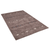 Rugsotic Carpets Hand Knotted Loom Silk Mix Area Rug Contemporary