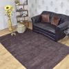 Rugsotic Carpets Hand Knotted Loom Silk Mix Area Rug Solid
