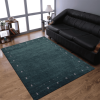 Rugsotic Carpets Hand Knotted Loom Silk Mix Area Rug Contemporary