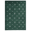 Rugsotic Carpets Hand Knotted Loom Silk Mix Area Rug Contemporary