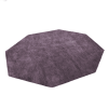 Rugsotic Carpets Hand Knotted Loom Wool Octagon Area Rug Solid