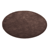 Rugsotic Carpets Hand Knotted Loom Wool Round Area Rug Solid