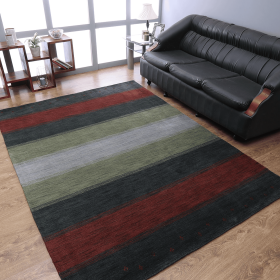 Rugsotic Carpets Hand Knotted Loom Wool Area Rug Contemporary (Color: Multicolor1, size: 5'7''x7'10'')