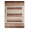 Rugsotic Carpets Hand Knotted Loom Wool Area Rug Contemporary