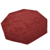 Rugsotic Carpets Hand Knotted Loom Wool Octagon Area Rug Solid