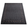 Rugsotic Carpets Hand Knotted Loom Wool Area Rug Contemporary