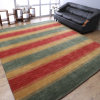 Rugsotic Carpets Hand Knotted Loom Wool Area Rug Contemporary