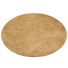 Rugsotic Carpets Hand Tufted Shag Polyester Round Area Rug Solid