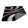 Rugsotic Carpets Hand Tufted Shag Polyester Square Area Rug Geometric