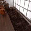 Rugsotic Carpets Hand Tufted Shag Polyester Runner Area Rug Solid