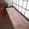 Rugsotic Carpets Hand Tufted Shag Polyester Runner Area Rug Solid