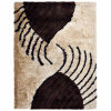 Rugsotic Carpets Hand Tufted Shag Polyester Area Rug Contemporary