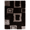 Rugsotic Carpets Hand Tufted Shag Polyester Area Rug Geometric