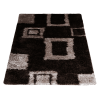 Rugsotic Carpets Hand Tufted Shag Polyester Area Rug Geometric