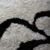 Rugsotic Carpets Hand Tufted Shag Polyester Area Rug Floral