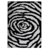 Rugsotic Carpets Hand Tufted Shag Polyester Area Rug Floral
