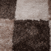 Rugsotic Carpets Hand Tufted Shag Polyester Area Rug Geometric