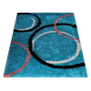 Rugsotic Carpets Hand Tufted Shag Polyester Area Rug Geometric