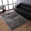 Rugsotic Carpets Hand Tufted Shag Polyester Area Rug Solid