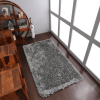 Rugsotic Carpets Hand Tufted Shag Polyester Area Rug Solid